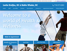 Tablet Screenshot of midbrooklynchiropractic.com